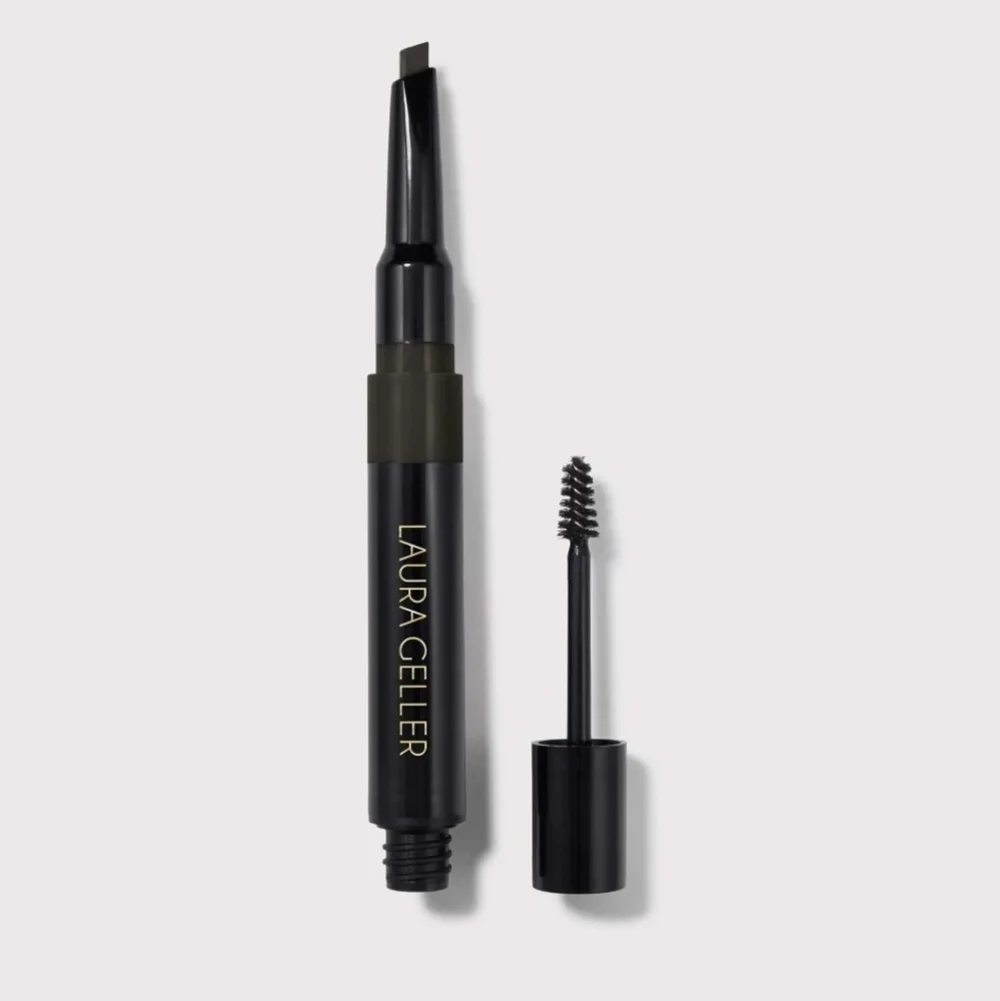 Laura Geller Sculpt-N-Stay Waterproof Brow Pencil & Gel: Soft Black, NIB